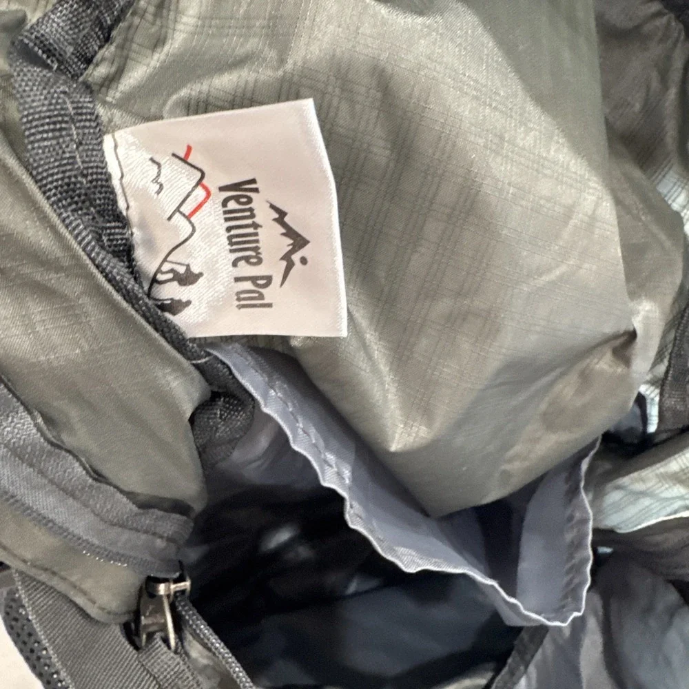 Venture Pal Field Operation 35L Packable Backpack Black Hiking Lightweight EUC